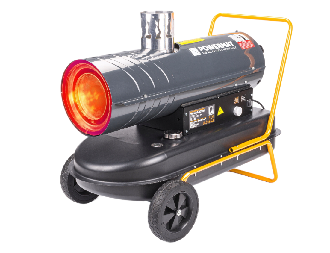 Nagrzewnica olejowa 30kW z kominem